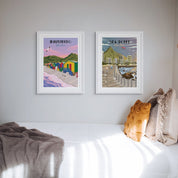 Muizenberg and sea point travel posters