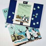 Boulders Beach puzzle with completed pieces and packaging 