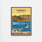 Hermanus poster with black frame