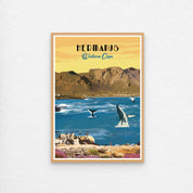 Hermanus poster with Kiaat frame