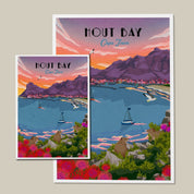 Hout Bay Travel Posters A4 and A3 size wall art