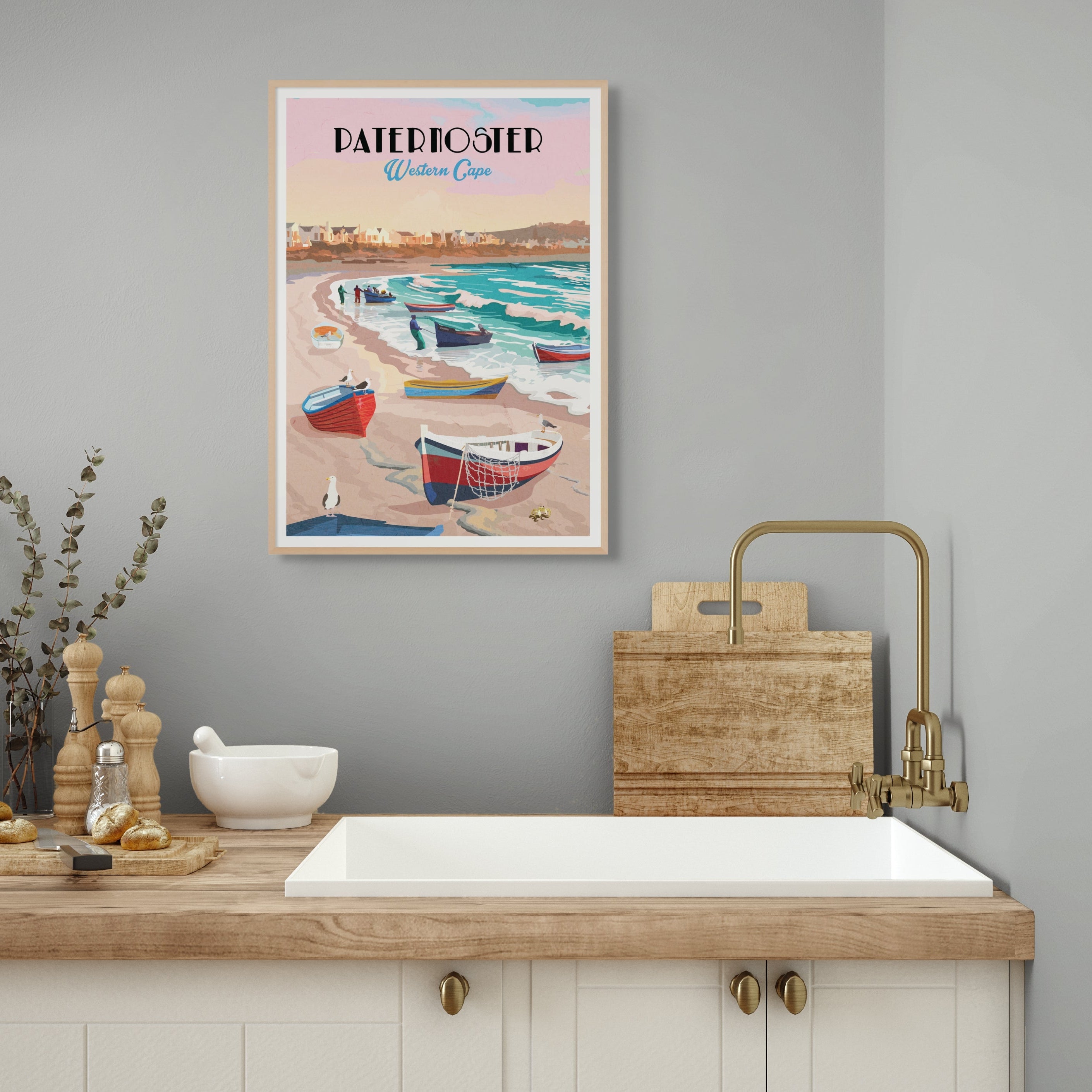 Paternoster Western Cape poster wall art