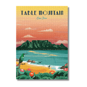 Table Mountain Sunset Puzzle