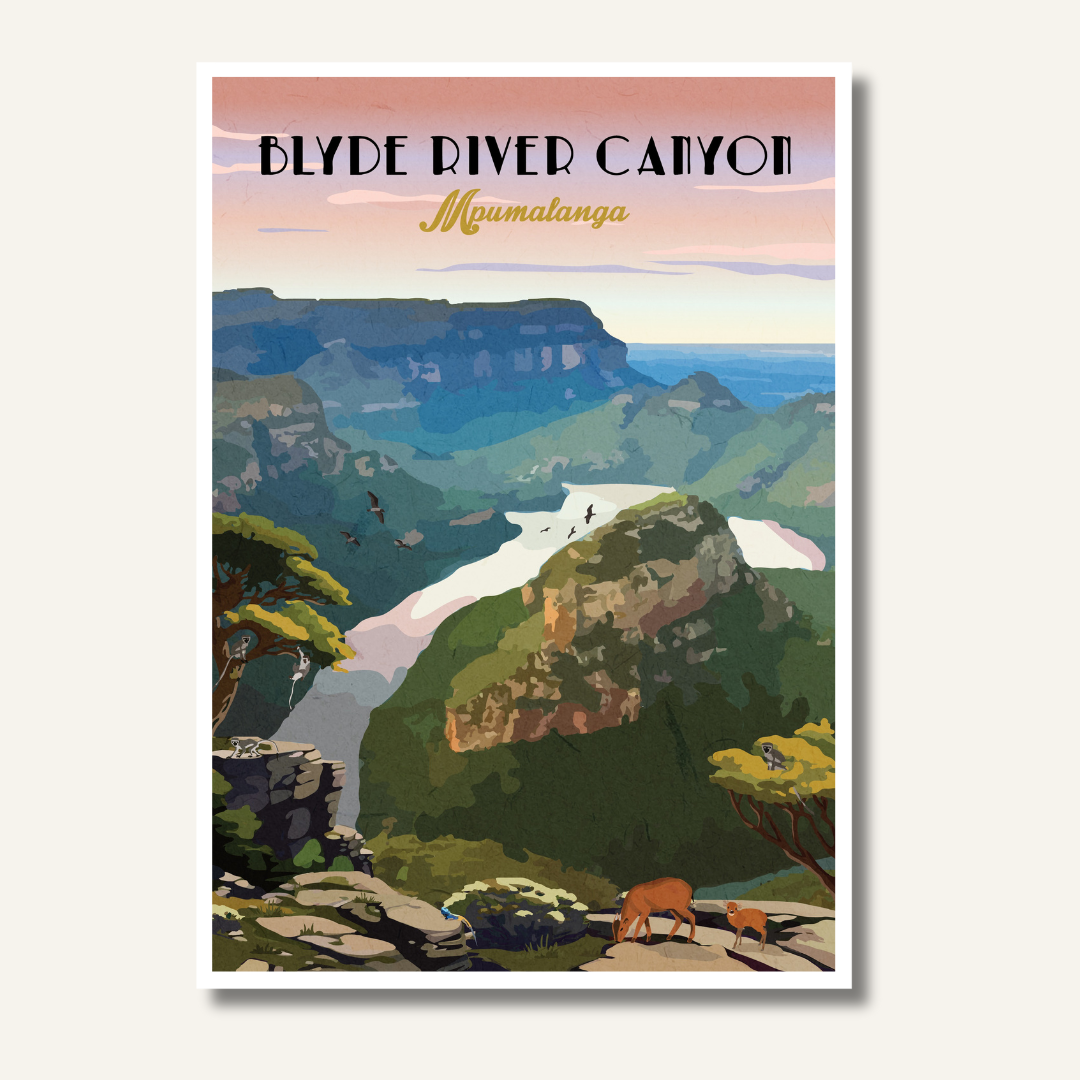 Roam Blyde River Travel Poster