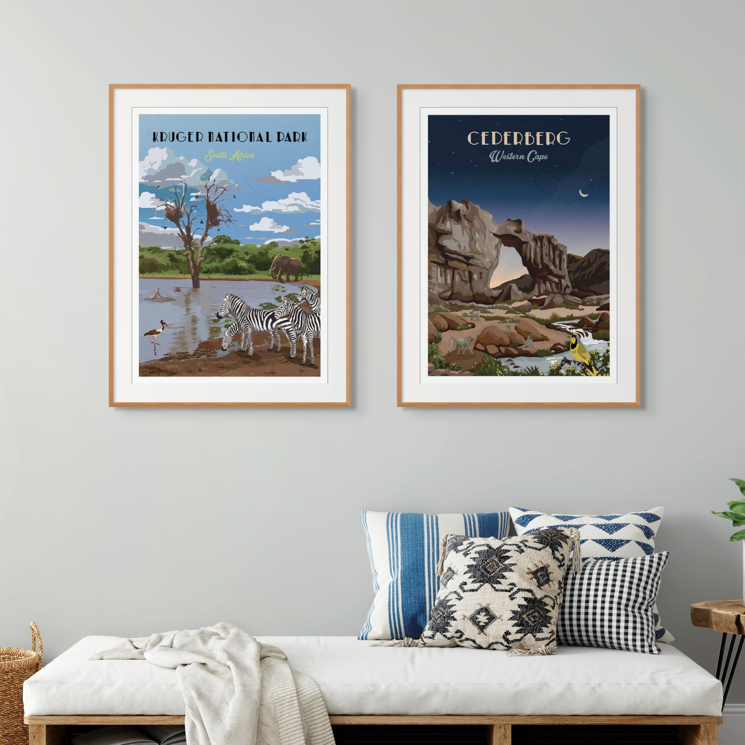 Cederberg and Kruger National Park Poster