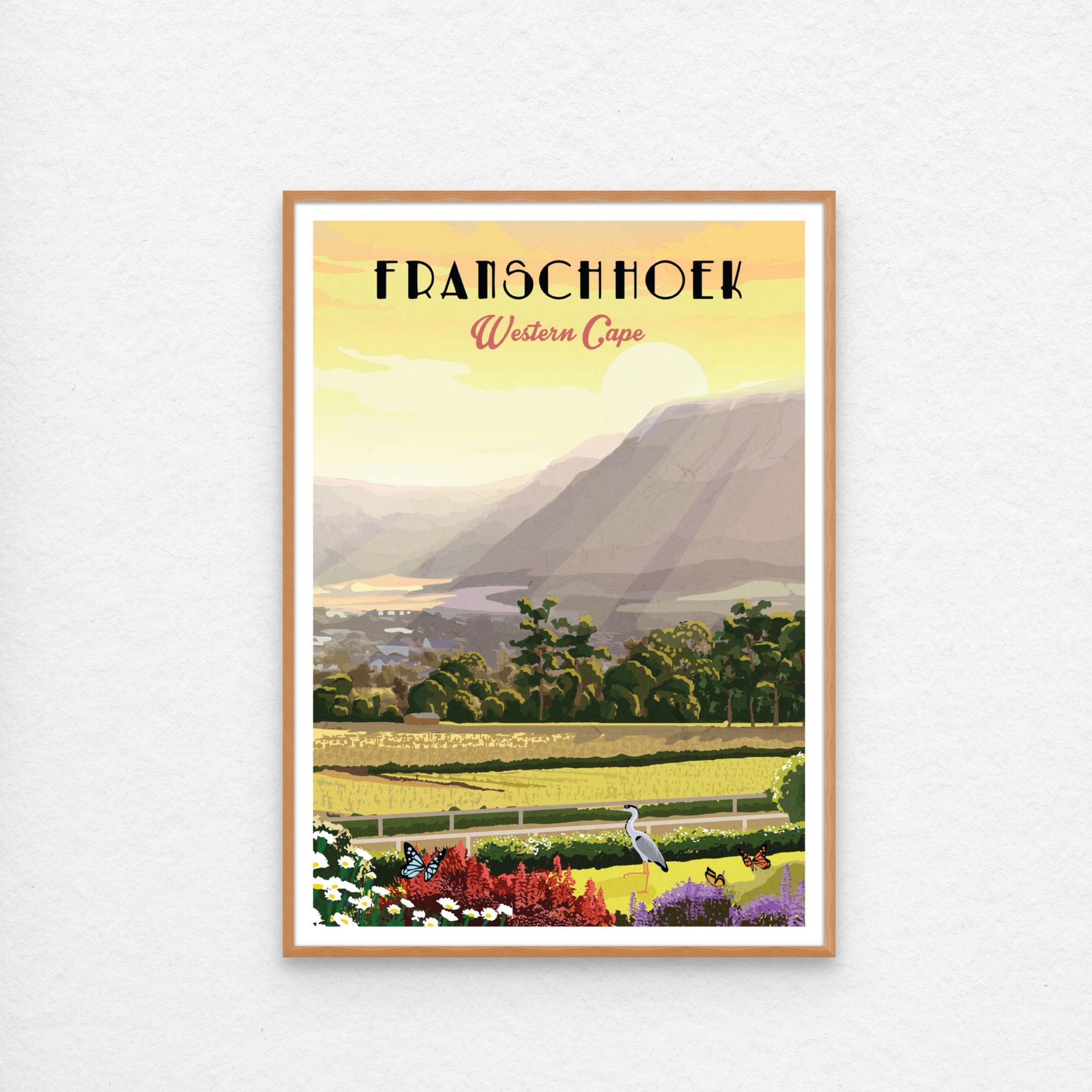 Franschhoek kiaat frame