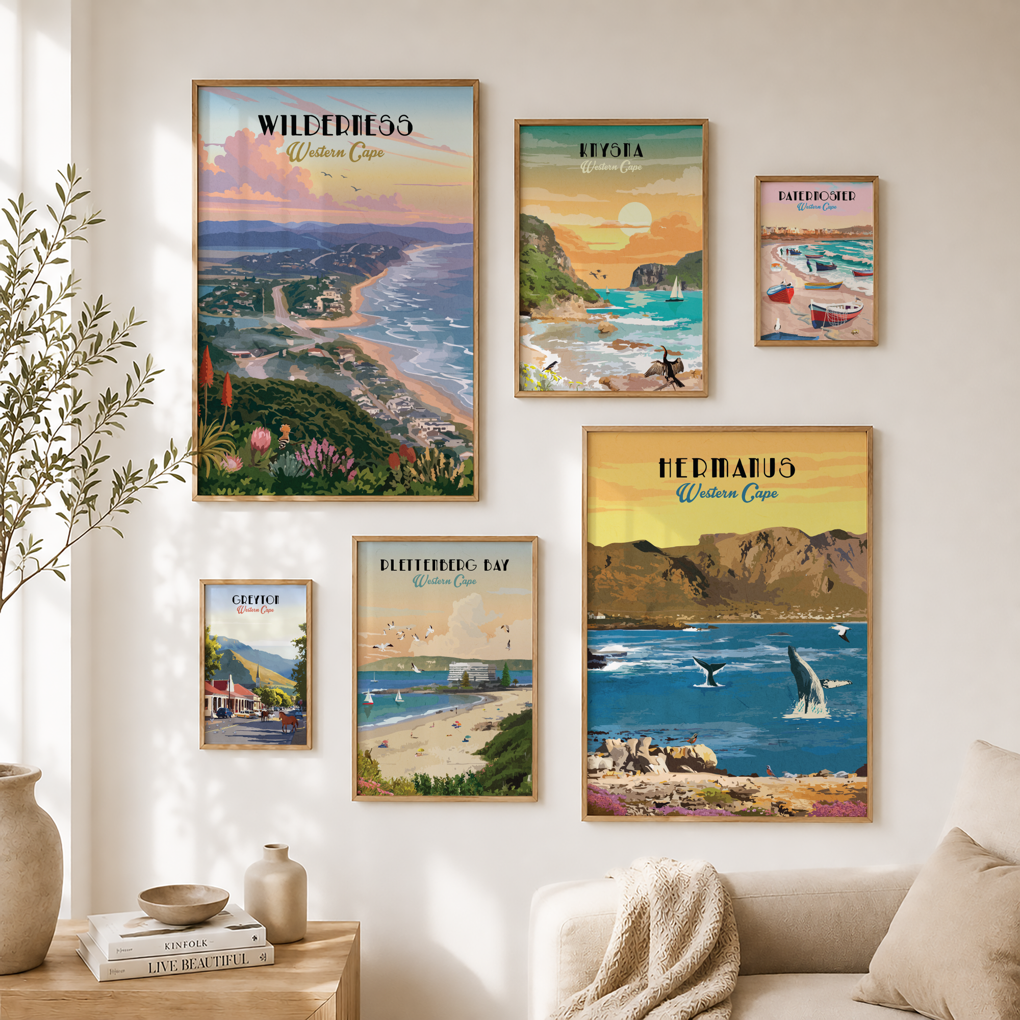 Western Cape Towns Gallery Wall